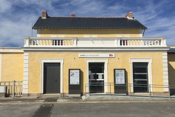 Gare du Pouliguen par beau temps