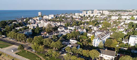 Vue aérienne de Saint-Nazaire 