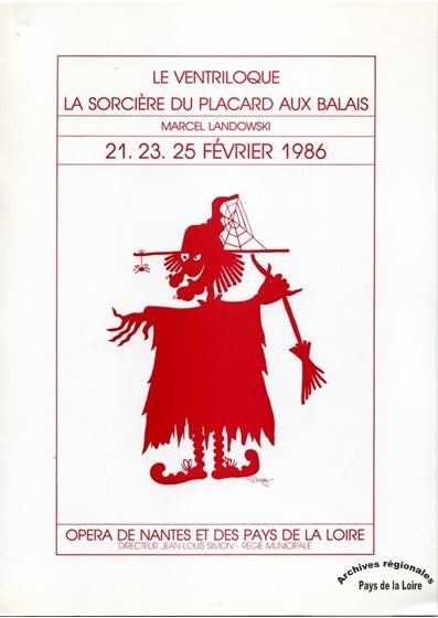 Programme annexé à la demande de subvention pour 1987 (dessinateur P. Grey).