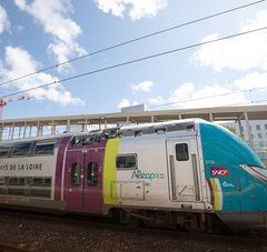 un TER régional en gare de Nantes